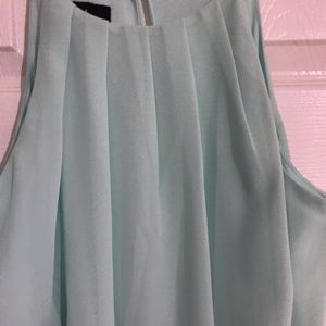 Misses size L Mint Green, Peach and Navy Dress